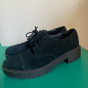 Lucky Brand Chunky Platform Oxfords